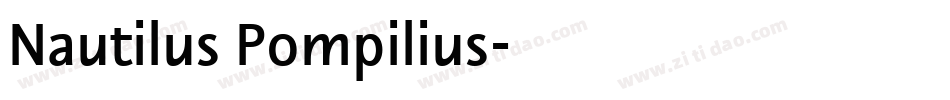 Nautilus Pompilius字体转换